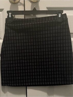 Forever 21 Black Plaid Mini Skirt